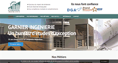 Desktop Screenshot of garnier-ingenierie.com