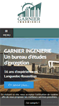 Mobile Screenshot of garnier-ingenierie.com